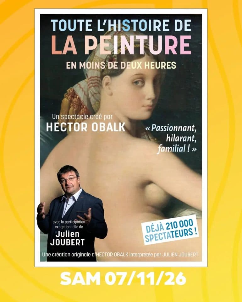 Affiche de La salle de spectacles présente…Toute l’histoire de la peinture en moins de deux heures