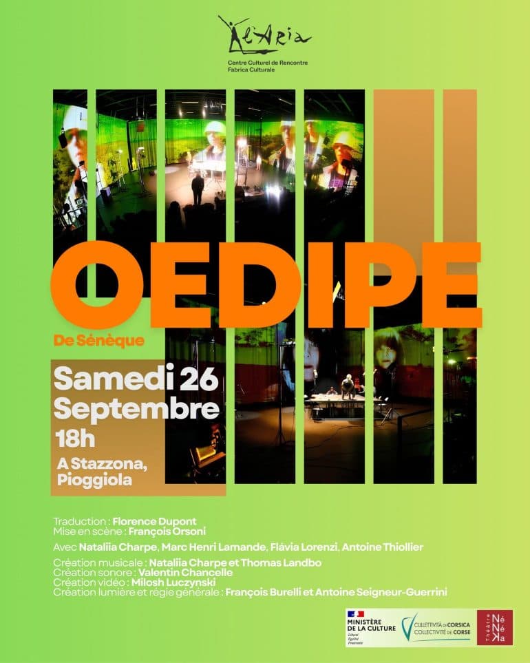 Affiche de Œdipe, de Sénèque – Sortie de résidence