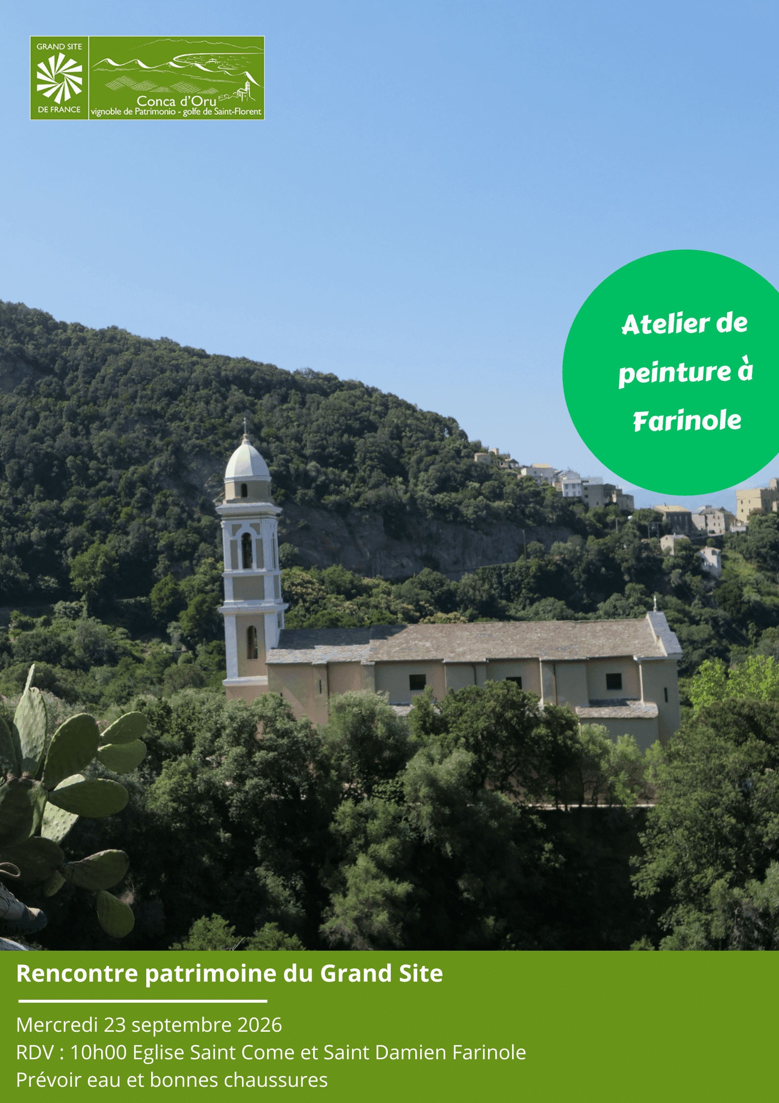 Affiche de Regards sur le paysage : atelier peinture