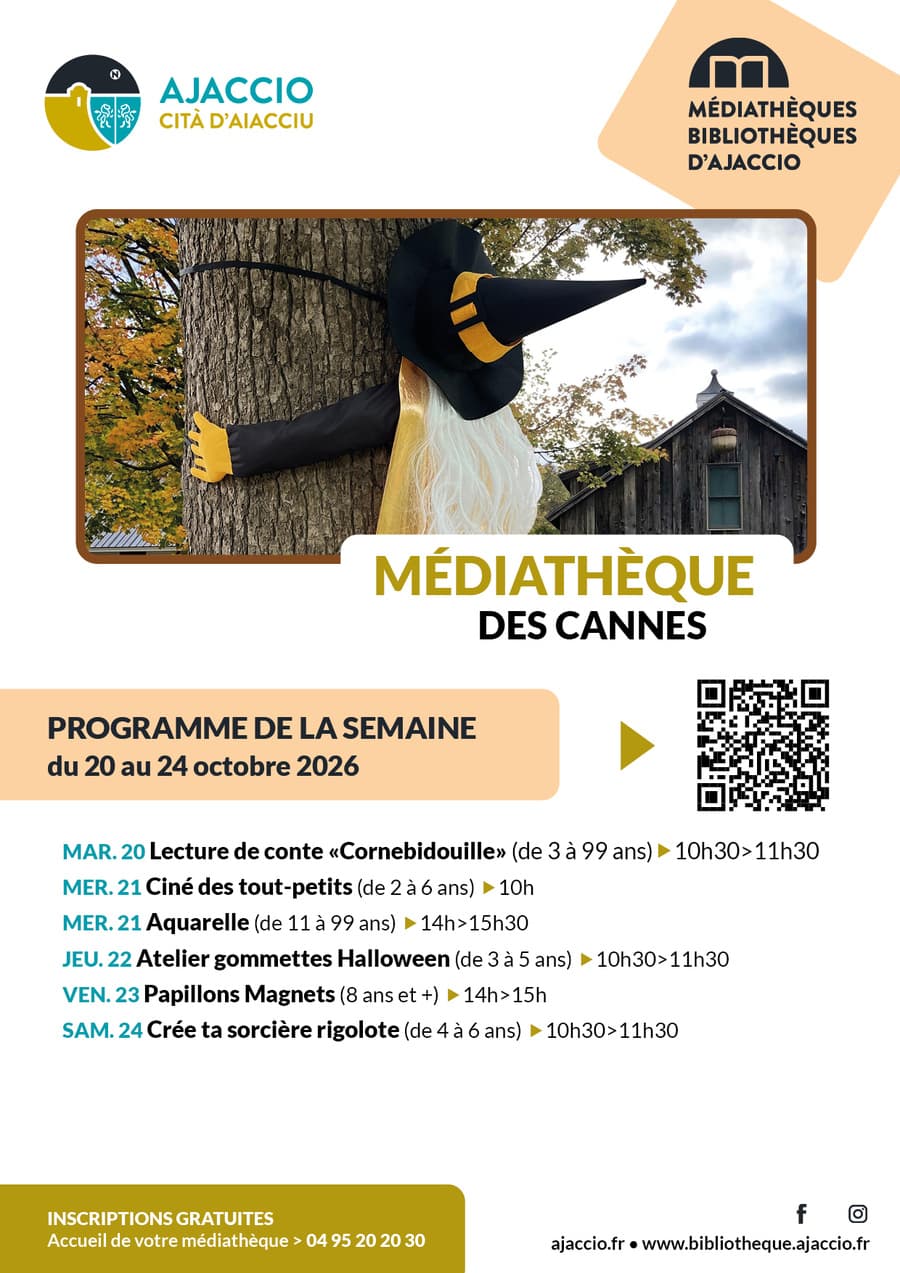 Affiche de Ciné des tout-petits - Médiathèque des Cannes