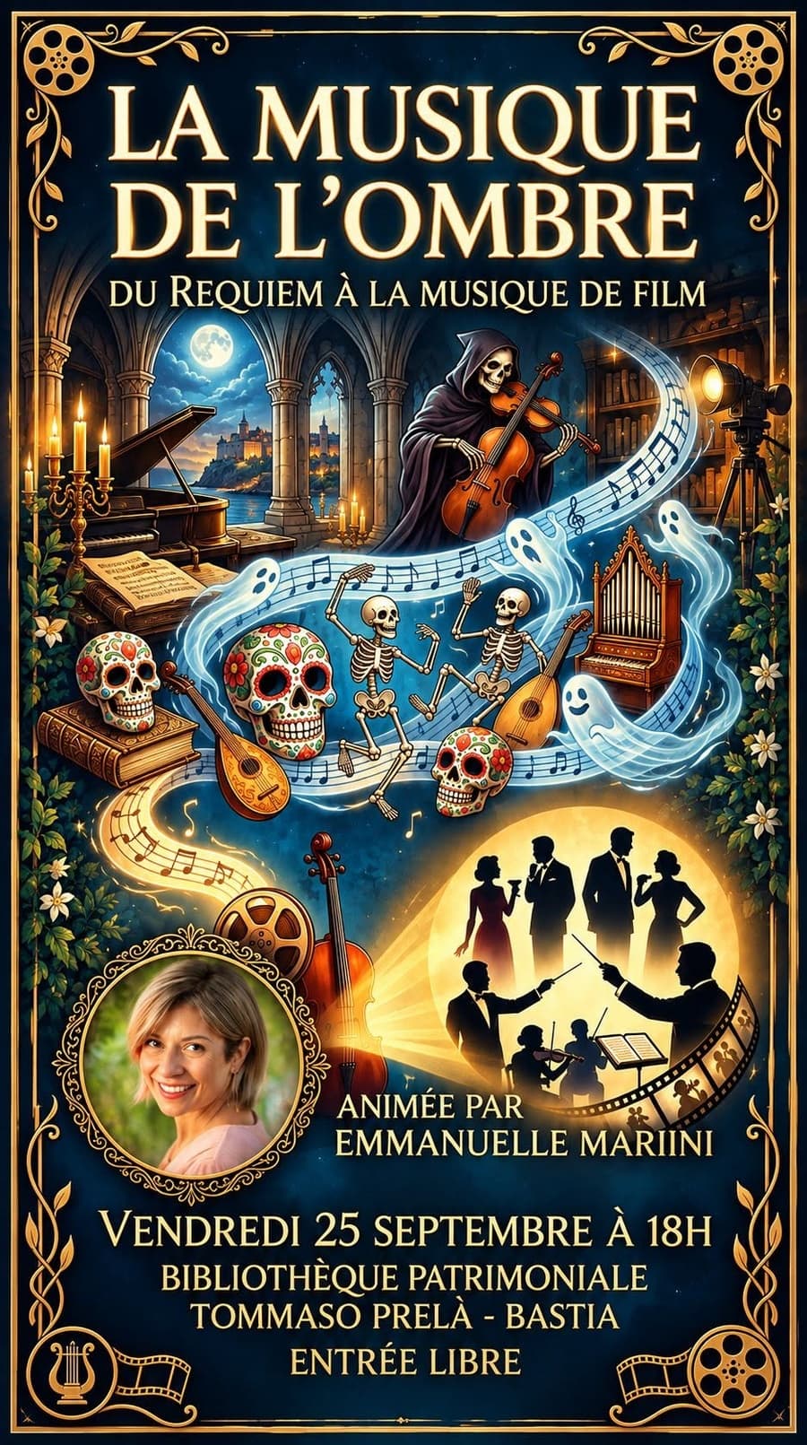 Affiche de La Musique de l'Ombre : du Requiem à la musique de film