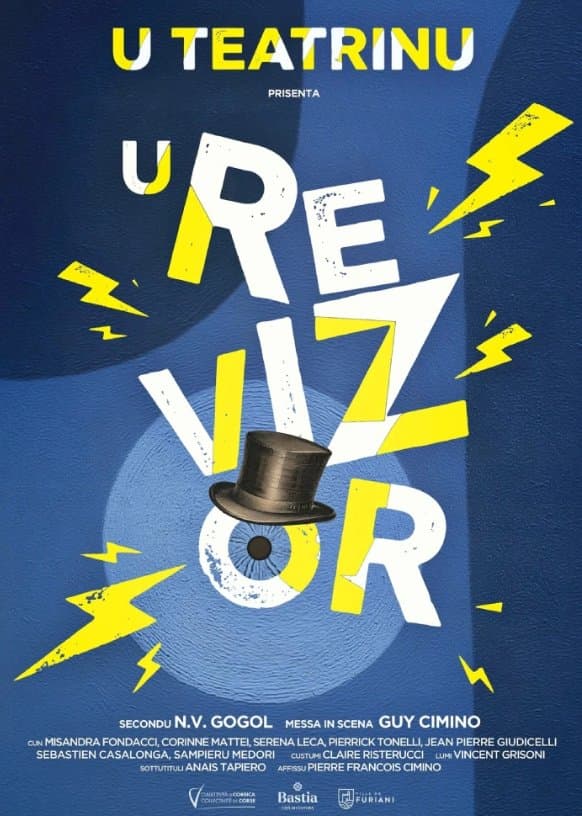 Affiche de « U Revizor » par la compagnie U Teatrinu