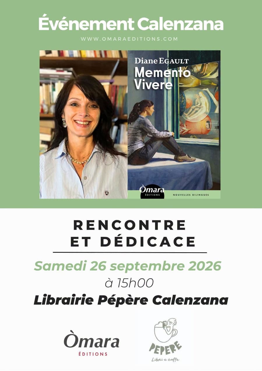 Rencontre et dédicace avec Diane Egault autour de « Memento Vivere »