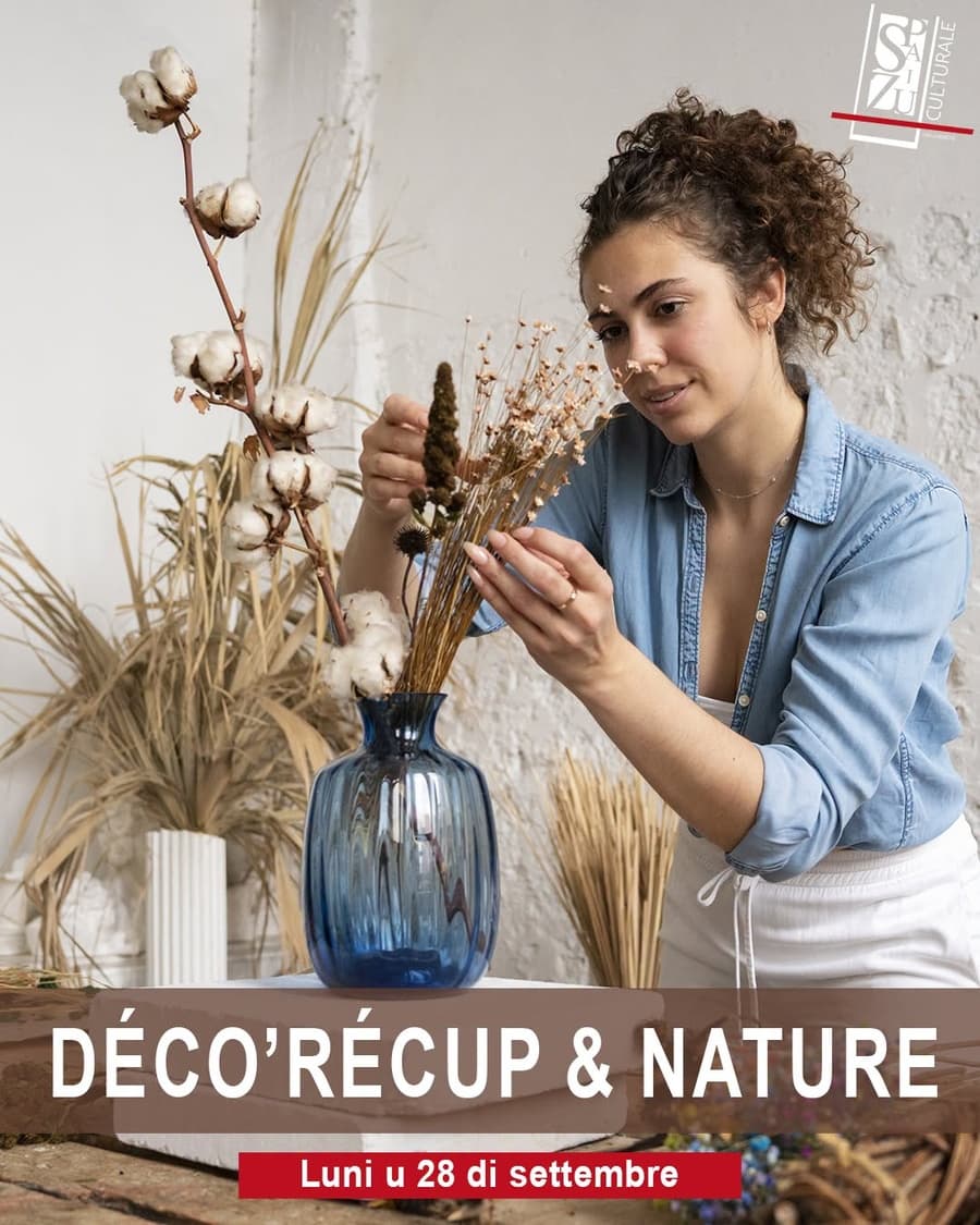 Affiche de Atelier Déco Récup’ & Nature à la médiathèque B620