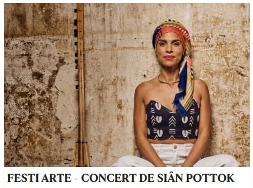 Affiche de Festi Arte : concert de Siân Pottok à l’église Saint-Dominique