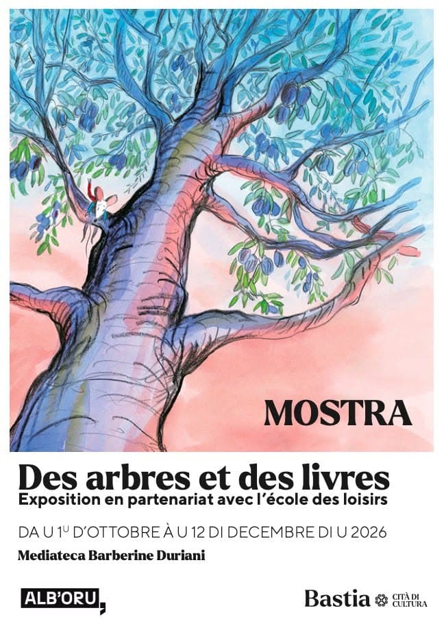 Affiche de Exposition « Des arbres et des livres »