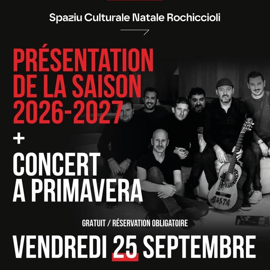 Affiche de Présentation de la saison 2026-2027 et concert d’A Primavera