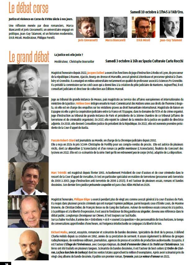 Affiche de Arte Mare – Le grand débat : « La justice est-elle juste ? »