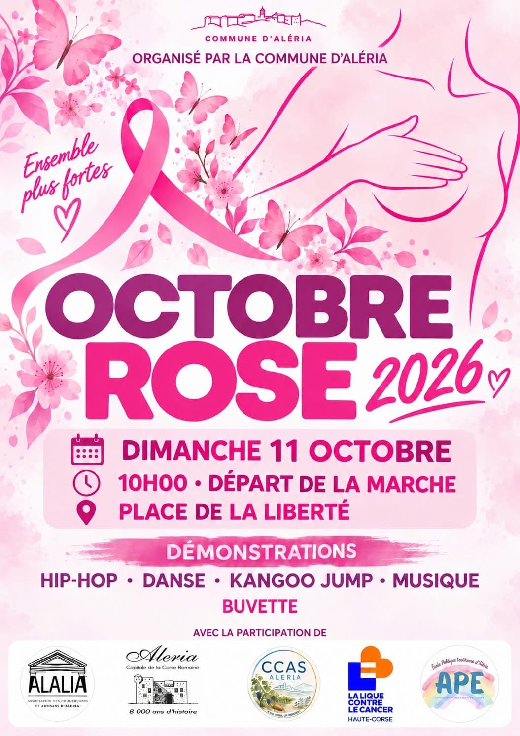 Affiche de MARCHE OCTOBRE ROSE - ALERIA - 10H