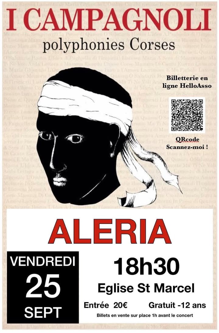 Concert de polyphonies corses avec I Campagnoli