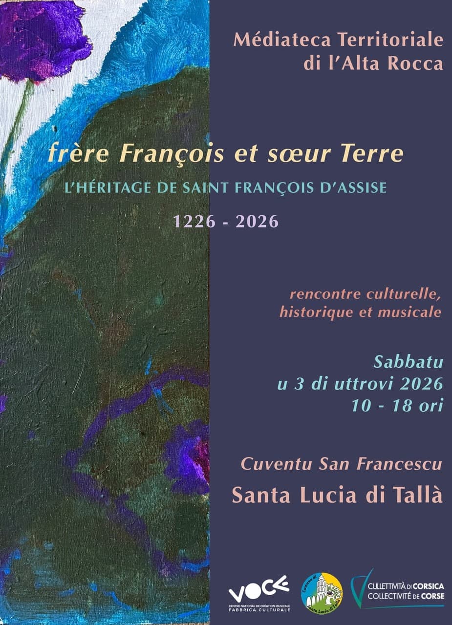 RENCONTRE CULTURELLE, HISTORIQUE ET MUSICALE « FRÈRE FRANÇOIS ET SŒUR TERRE – L’HÉRITAGE DE SAINT FRANÇOIS D’ASSISE (1226-2026) »