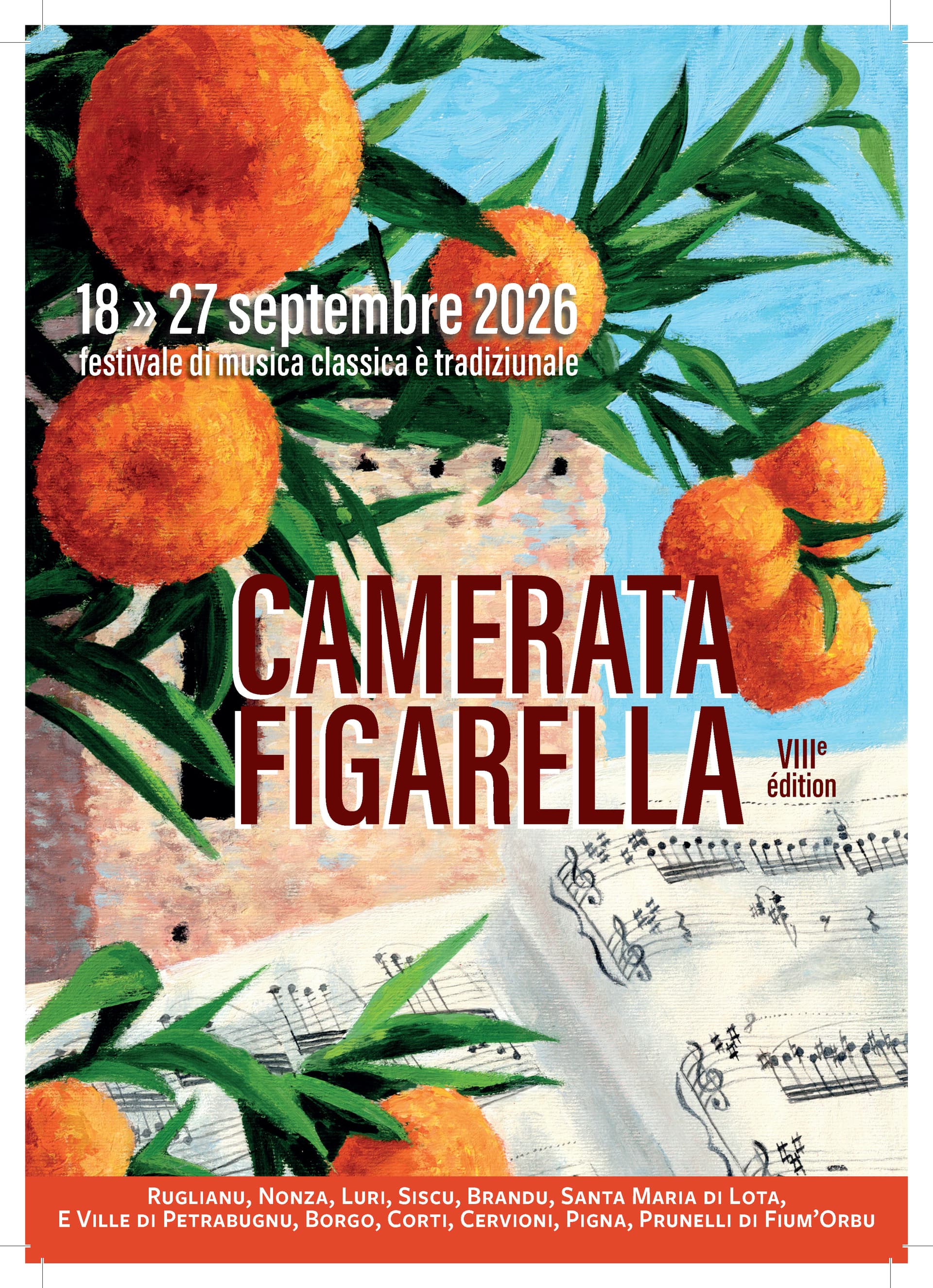 Affiche de Camerata Figarella, 8e édition – Rhapsodes