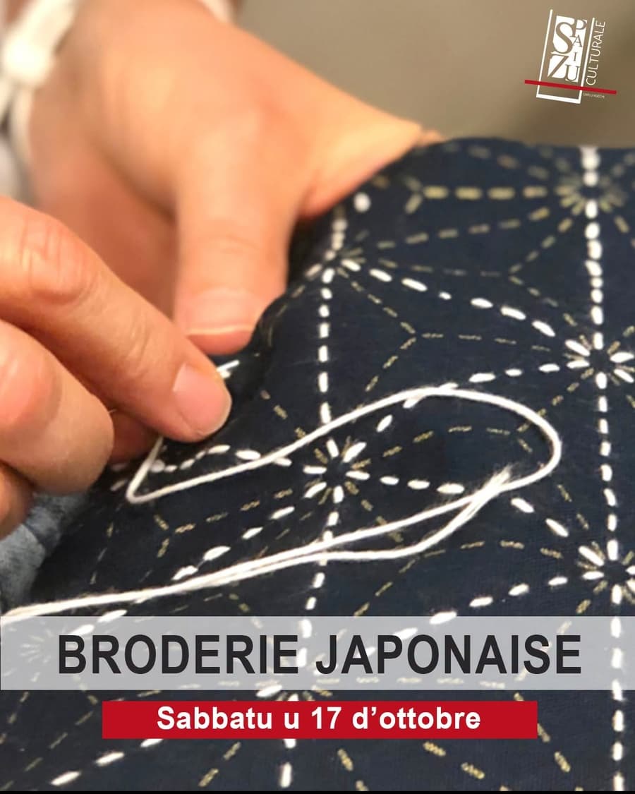 Affiche de Atelier Broderie Japonaise - Médiathèque B620